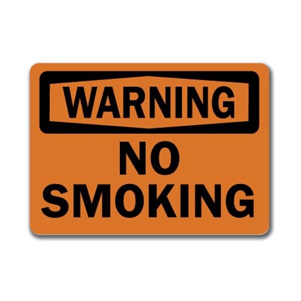 Signmission Warning Sign-No Smoking-10in x 14in OSHA Safety Sign, 10" L, 14" H, WS-No Smoking WS-No Smoking - main